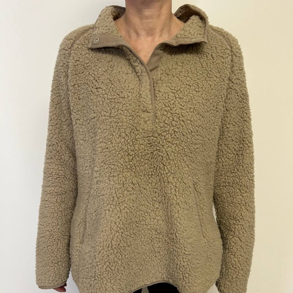 32 Degrees Womens Sherpa Pullover Jacket Sz. M *VGYC